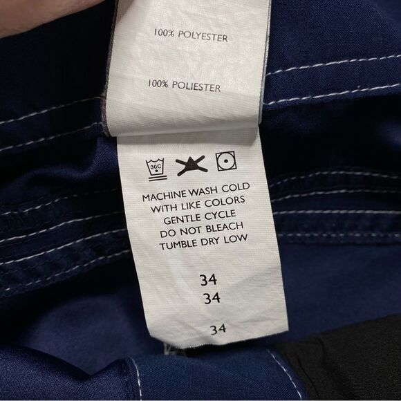 Nike Swim Men’s Navy Blue Board Shorts Sz 34 - Picture 13 of 15